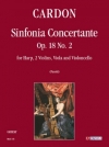 協奏交響曲・Op.18・No.2（ジャン＝バティスト・カルドン）（弦楽五重奏）【Sinfonia Concertante Op. 18 N. 2】