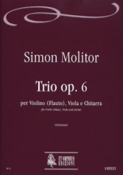 トリオ・Op.6（シモン・モリトール）（弦楽二重奏+ハープ）【Trio Op. 6】