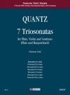 トリオ・ソナタ・No.1・ハ長調（ヨハン・ヨアヒム・クヴァンツ）（フルート+ピアノ）【7 Triosonate - Vol. 1: Triosonata I in Do Maggiore】