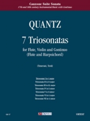 トリオ・ソナタ・No.1・ハ長調（ヨハン・ヨアヒム・クヴァンツ）（ヴァイオリン+ピアノ）【7 Triosonate - Vol. 1: Triosonata I in Do Maggiore】