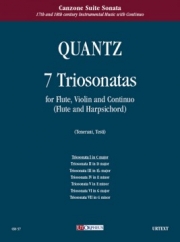 トリオ・ソナタ・No.1・ハ長調（ヨハン・ヨアヒム・クヴァンツ）（ヴァイオリン+ピアノ）【7 Triosonate - Vol. 1: Triosonata I in Do Maggiore】