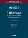 トリオ・ソナタ・No.1・ハ長調（ヨハン・ヨアヒム・クヴァンツ）（ヴァイオリン+ピアノ）【7 Triosonate - Vol. 1: Triosonata I in Do Maggiore】