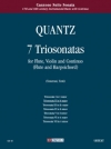 トリオ・ソナタ・No.2・ニ長調（ヨハン・ヨアヒム・クヴァンツ）（ヴァイオリン+ピアノ）【7 Triosonate - Vol. 2: Triosonata II in Re Maggiore】