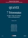 トリオ・ソナタ・No.2・ニ長調（ヨハン・ヨアヒム・クヴァンツ）（フルート+ピアノ）【7 Triosonate - Vol. 2: Triosonata II in Re Maggiore】
