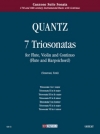 トリオ・ソナタ・No.5・ホ短調（ヨハン・ヨアヒム・クヴァンツ）（フルート+ピアノ）【7 Triosonate - Vol. 5: Triosonata V in Mi Minore】
