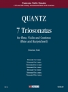 トリオ・ソナタ・No.6・ト長調（ヨハン・ヨアヒム・クヴァンツ）（ヴァイオリン+ピアノ）【7 Triosonate - Vol. 6: Triosonata VI in Sol Maggiore】