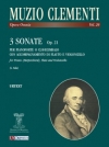 3つのソナタ・Op.21（ムツィオ・クレメンティ）（弦楽二重奏+ピアノ）【3 Sonate Op. 21】