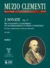 3つのソナタ・Op.27（ムツィオ・クレメンティ）（弦楽二重奏+ピアノ）【3 Sonate Op. 27】