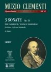 3つのソナタ・Op.29（ムツィオ・クレメンティ）（弦楽二重奏+ピアノ）【3 Sonate Op. 29】