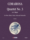 四重奏曲・No.3・ハ長調（ドメニコ・チマローザ）（オーボエ+弦楽三重奏）【Quartetto N. 3 in Do Maggiore】