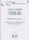 ソナタ・Op.18・No.1（ジャコモ・ゴティフレード・フェラーリ）（弦楽二重奏+ハープ）【Sonata Op. 18 N. 1】