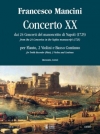 協奏曲・No.20（フランチェスコ・マンチーニ）（ミックス三重奏+ピアノ）【Concerto XX】