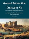 協奏曲・No.15（ジョヴァンニ・バッティスタ・メーレ）（ミックス三重奏+ピアノ）【Concerto XV】