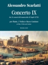 協奏曲・No.9（アレッサンドロ・スカルラッティ）（ミックス三重奏+ピアノ）【Concerto IX】