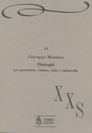 対話（ジュゼッペ・マンツィーノ）（弦楽三重奏+ピアノ）【Dialoghi】