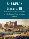協奏曲・No.3（フランチェスコ・バルベッラ）（ミックス三重奏+ピアノ）【Concerto III】