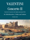 協奏曲・No.2（ロベルト・ヴァレンティーニ）（ミックス三重奏+ピアノ）【Concerto II】