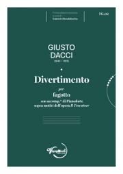 ディベルティメント（ジュスト・ダッチ）（バスーン+ピアノ）【Divertimento】