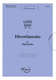 ディベルティメント（ルイジ・サヴィ）（クラリネット+ピアノ）【Divertimento】