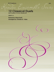 クラシカル・デュエット・12曲集 (ドメニコ・マンチネッリ) 　(アルトサックスニ重奏)【12 Classical Duets】