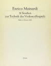 21の練習曲（エンリコ・マイナルディ）（チェロ）【21 Studies】