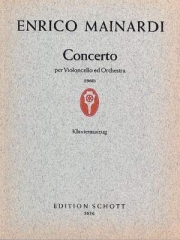 チェロ協奏曲（エンリコ・マイナルディ）（チェロ+ピアノ）【Cello Concerto】
