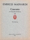 チェロ協奏曲（エンリコ・マイナルディ）（チェロ+ピアノ）【Cello Concerto】