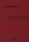 フランコ・ペトラッキのための協奏曲（ヴィルジリオ・モルターリ）（ストリングベース+ピアノ）【Concerto Per Franco Petracchi】