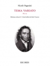 主題と変奏（ニコロ・パガニーニ）（ヴァイオリン）【Tema Variato M.S. 82】