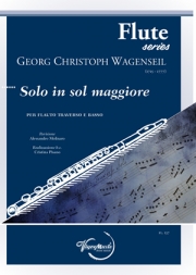 ソロ・ト長調（ゲオルク・クリストフ・ヴァーゲンザイル）（フルート+ピアノ）【Solo in Sol Maggiore】