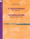 X Aphorismen （ヴェルナー・ハイダー）（フルート）