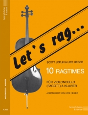 レッツ・ラグ （スコット・ジョプリン）（チェロ+ピアノ）【Let's rag...】