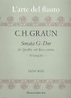 ソナタ・ト長調（カール・ハインリヒ・グラウン） （フルート+ピアノ）【Sonata G-Dur】