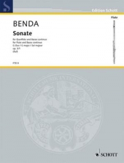 ソナタ・ト長調・Op.3・No.1（フランツ・ベンダ） （フルート+ピアノ）【Sonata G Major Op. 3/1】
