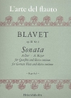 ソナタ・イ長調（ミシェル・ブラヴェ） （フルート+ピアノ）【Sonata A-Dur】