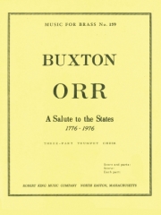 米国に敬礼（バクストン・オール）（トランペット三重奏）【Salute to the States】