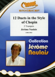 ショパン・スタイルの12のデュエット（ジェローム・ノーレ）（トランペット二重奏）【12 Duets in Style of Chopin】