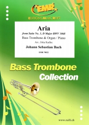 アリア「組曲第三番・ニ長調・BWV.1068」より（バッハ）（バストロンボーン+ピアノ）【Aria from Suite No. 3, D Major BWV 1068】
