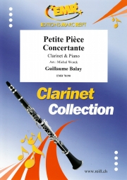 協奏的小品（ギヨーム・バレイ）（クラリネット+ピアノ）【Petite Pièce Concertante】