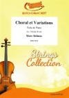 コラール＆変奏曲（マルク・デルマ）（ヴィオラ+ピアノ）【Choral et Variations】