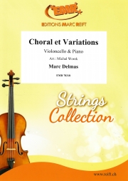コラール＆変奏曲（マルク・デルマ）（チェロ+ピアノ）【Choral et Variations】