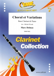 コラール＆変奏曲（マルク・デルマ）（バスクラリネット+ピアノ）【Choral et Variations】