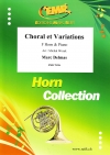 コラール＆変奏曲（マルク・デルマ）（ホルン+ピアノ）【Choral et Variations】
