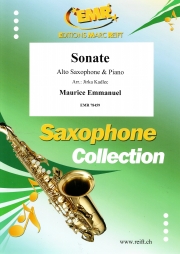 ソナタ（モーリス・エマニュエル）（アルトサックス+ピアノ）【Sonate】