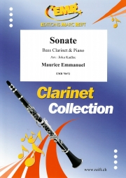 ソナタ（モーリス・エマニュエル）（バスクラリネット+ピアノ）【Sonate】