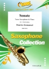 ソナタ（モーリス・エマニュエル）（テナーサックス+ピアノ）【Sonate】