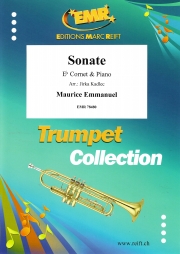 ソナタ（モーリス・エマニュエル）（コルネット+ピアノ）【Sonate】