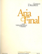 アリアとフィナーレ (ジョルジュ・ドルリュー)（チェロ+ピアノ）【Aria Et Final】