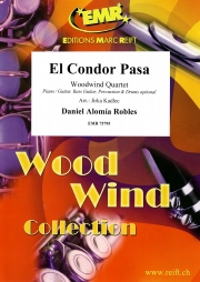 コンドルは飛んでいく（ダニエル・アロミア・ロブレス）（木管四重奏）【El Condor Pasa】