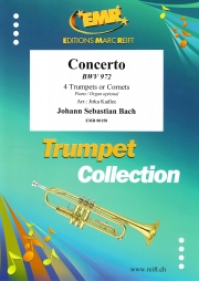 協奏曲・BWV.972（バッハ）（トランペット四重奏）【Concerto BWV 972】